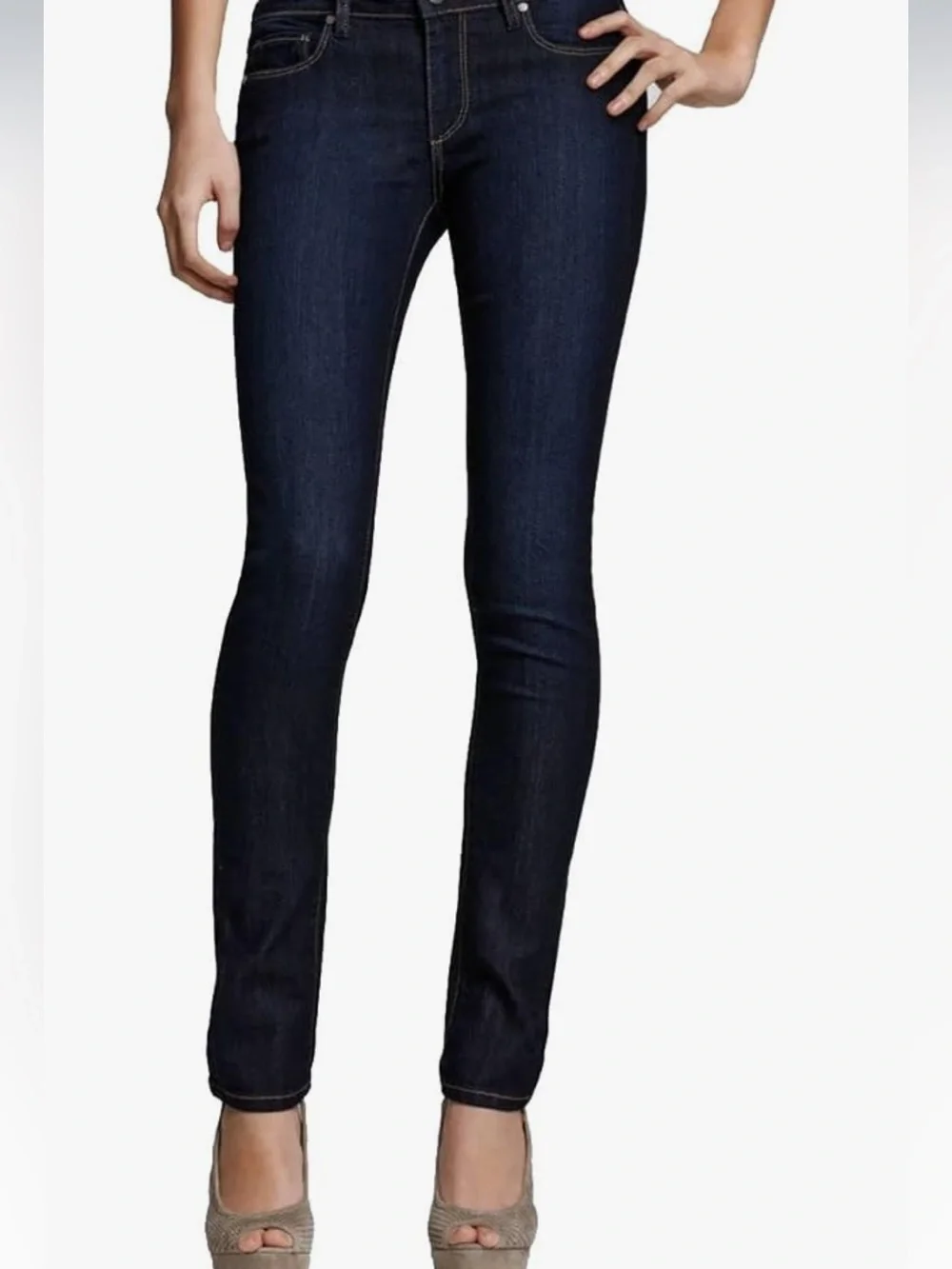 Paige Skyline Skinny Twilight Denim Jean. Sz 27